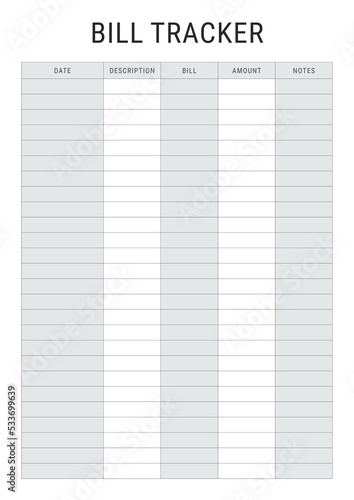 Bill Tracker