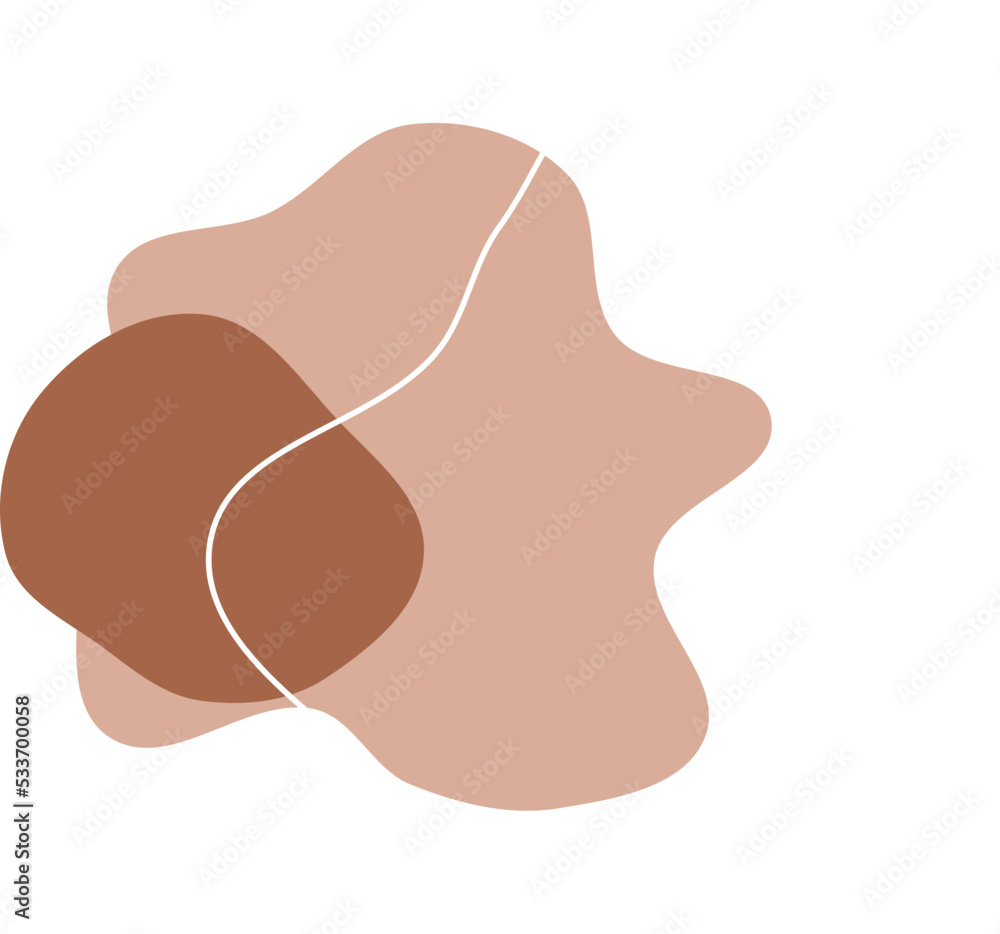 Minimalist Organic Blob boho shape Minimalist Organic Blob boho shape