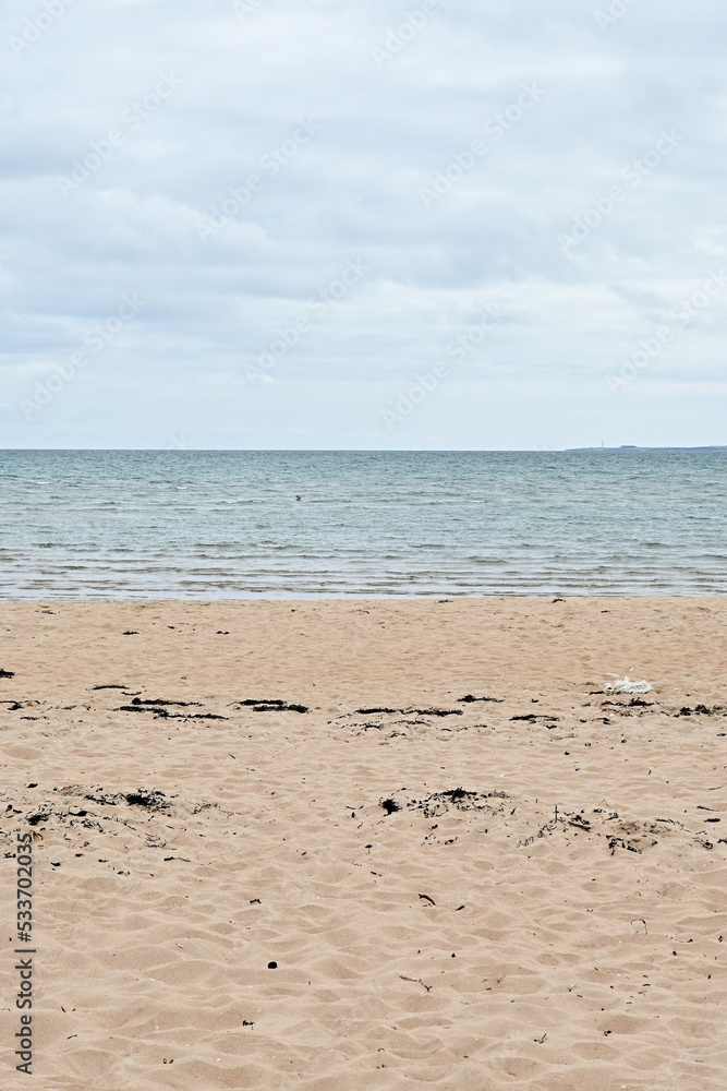 Sandstrand Dornoch Beach mit Blick aufs Meer, Dornoch, Highland, Schottland Sandstrand Dornoch Beach mit Blick aufs Meer, Dornoch, Highland, Schottland