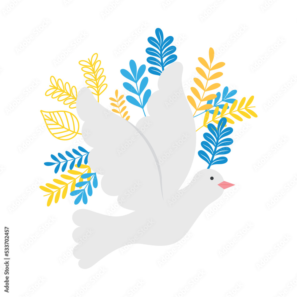 Fototapeta premium peace dove design