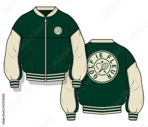 jacket varsity golf. jacket college golf. bomber jacket preppy green.