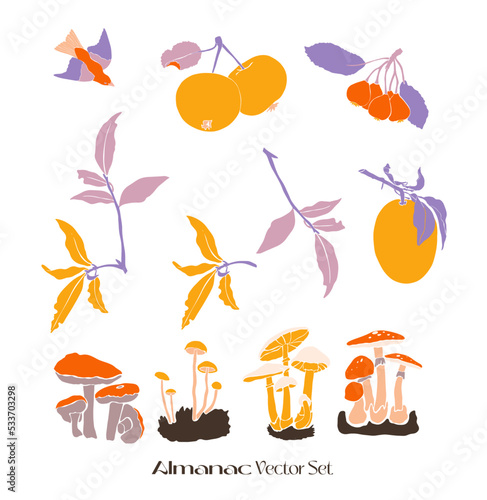 Vector Children's Illustration Friendship Children Girls, Citrus, Children, Bouquets, Flowers, Freak Fruits, Roses, Bindweed, Mushrooms