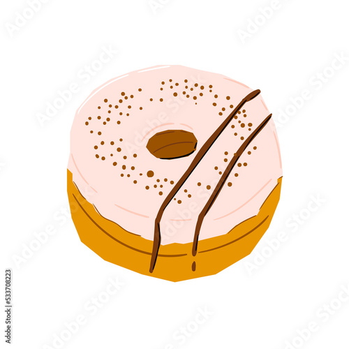 Bakery products. Loaf of bread.Vector illustration food.