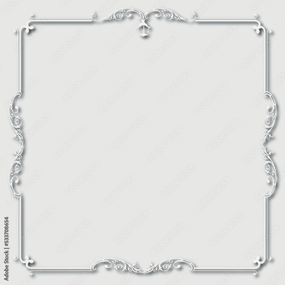Frame, in the style of an ornament, Vector illustration eps 10, Art. Frame, in the style of an ornament, Vector illustration eps 10, Art.