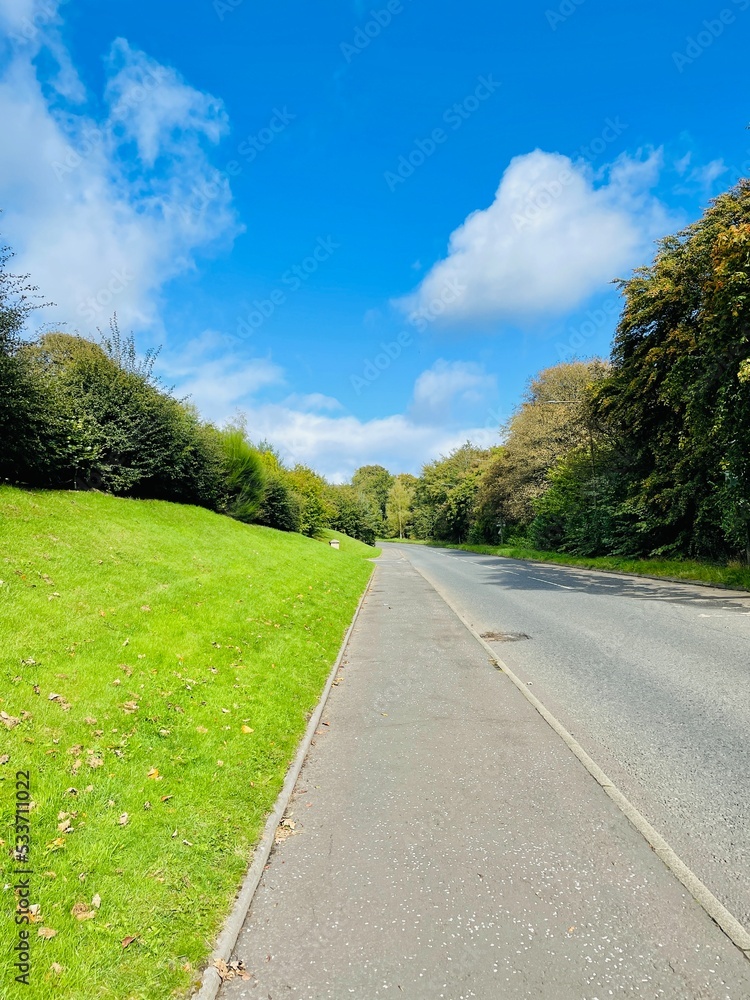 road in the countryside