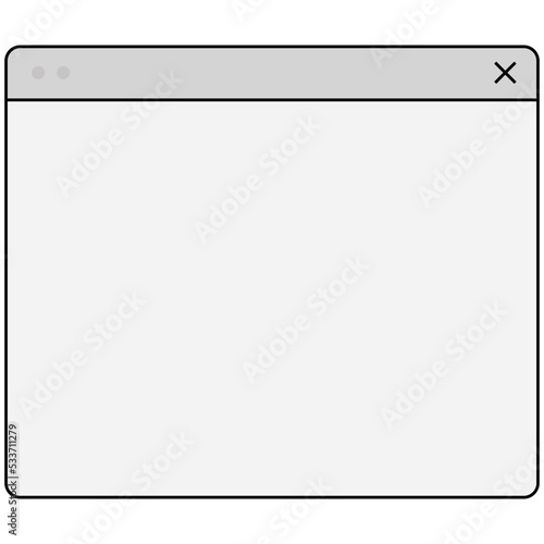 Browser Window Illustration