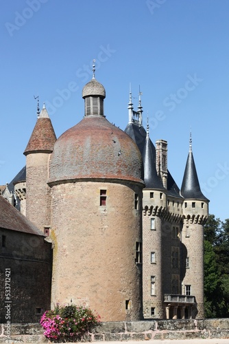 Castle of La Clayette in Burgundy, France photo