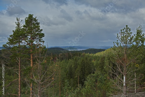 View from the top of Mount Hidenvuori.