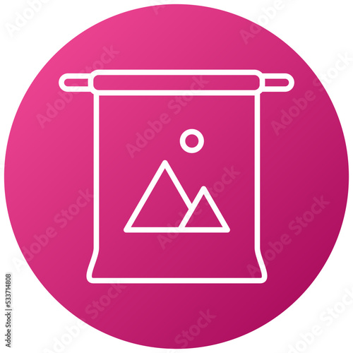 Camera Backdrop Icon Style