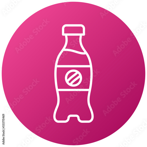 Cola Bottle Icon Style