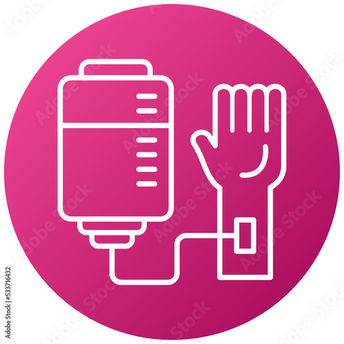 Blood Donation Icon Style