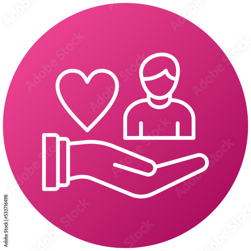Help Children Icon Style