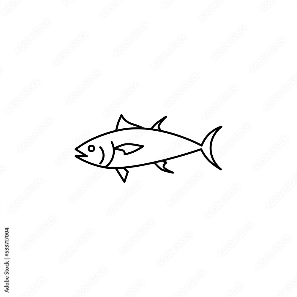 Fish icon vector isolated on white background. vector illustration. EPS 10 Fish icon vector isolated on white background. vector illustration. EPS 10