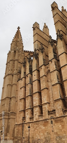 roof of an old building in Palma of Maiorca