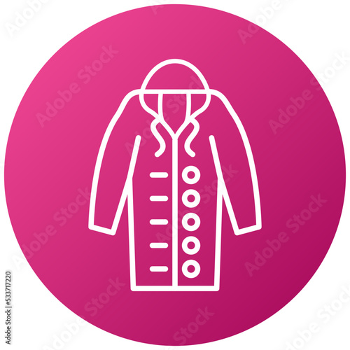 Raincoat Icon Style