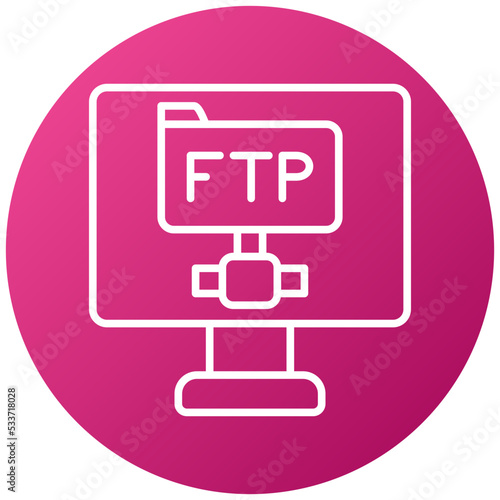 Ftp Protocol Icon Style