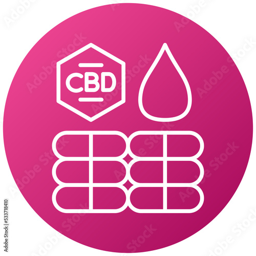 Bio Cbd Per Capsule Icon Style