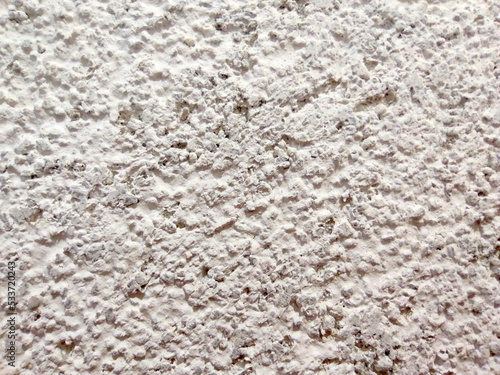 white decorative facade plaster close-up for a light background