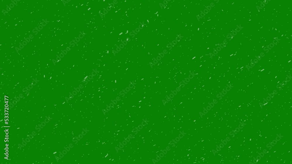 Isolated falling snow on Chromakey Green Screen. 4K ultraHD 50 fps video Isolated falling snow on Chromakey Green Screen. 4K ultraHD 50 fps video