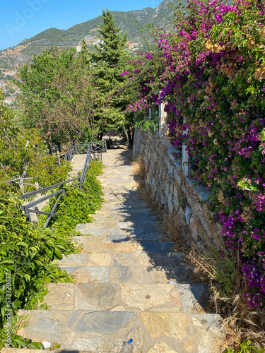 beautiful stairs down the mountain