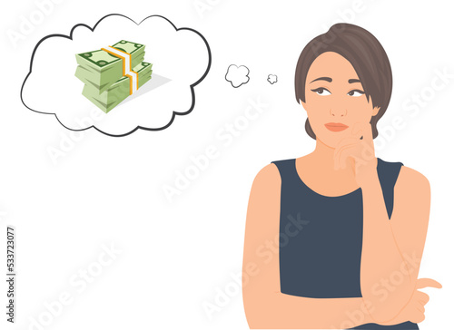 young women contemplating ways to earn money