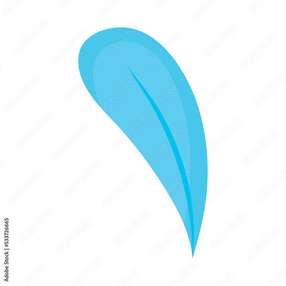 blue leaf icon