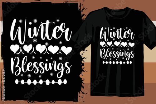 Winter Season typography design for Printing on t shirt . Winter design Vector graphics. Winter SVG Design
