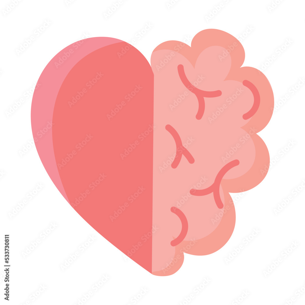 heart brain icon