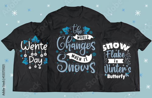 Winter Season typography design for Printing on t shirt . Winter design Vector graphics. Winter SVG Design
