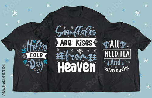 Winter Season typography design for Printing on t shirt . Winter design Vector graphics. Winter SVG Design
