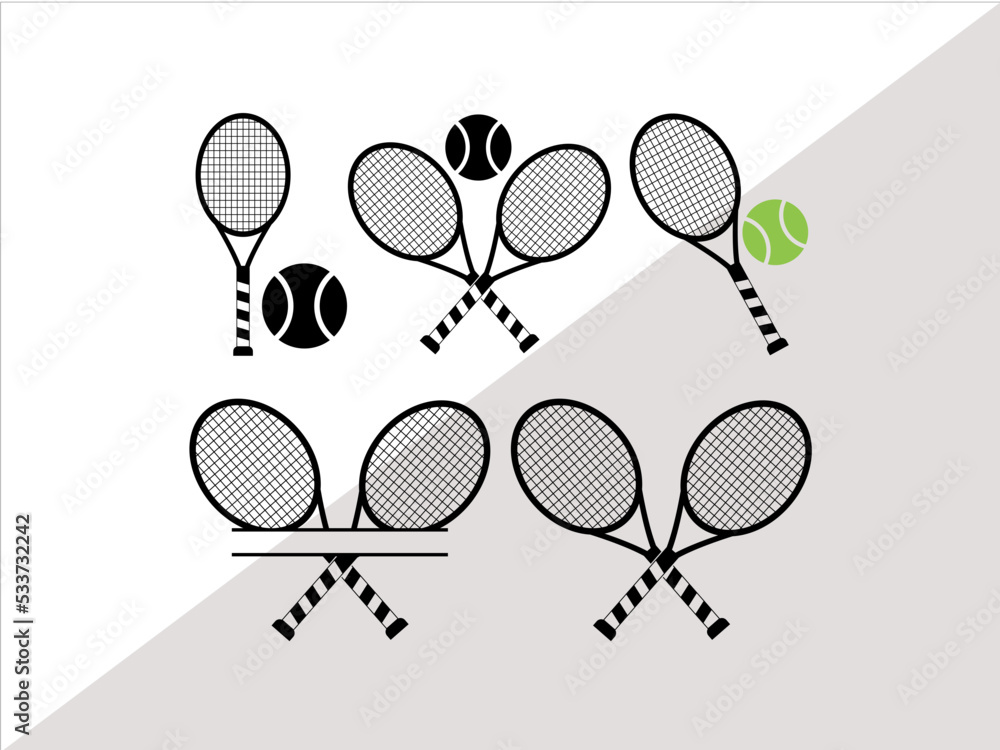 Tennis Racket SVG, Racket , Racket , Racket Clipart, Tennis Racket Cut