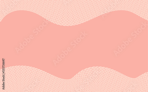 Knitted pattern on the edges. Backdrop for a publication about needlework