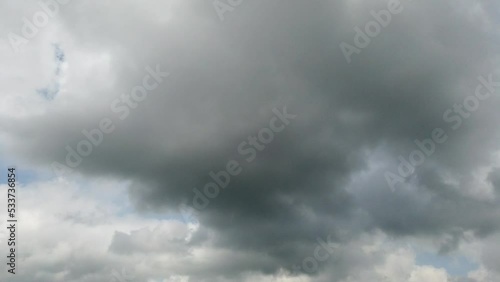 Beautiful Blue Sky Cloud timelapse