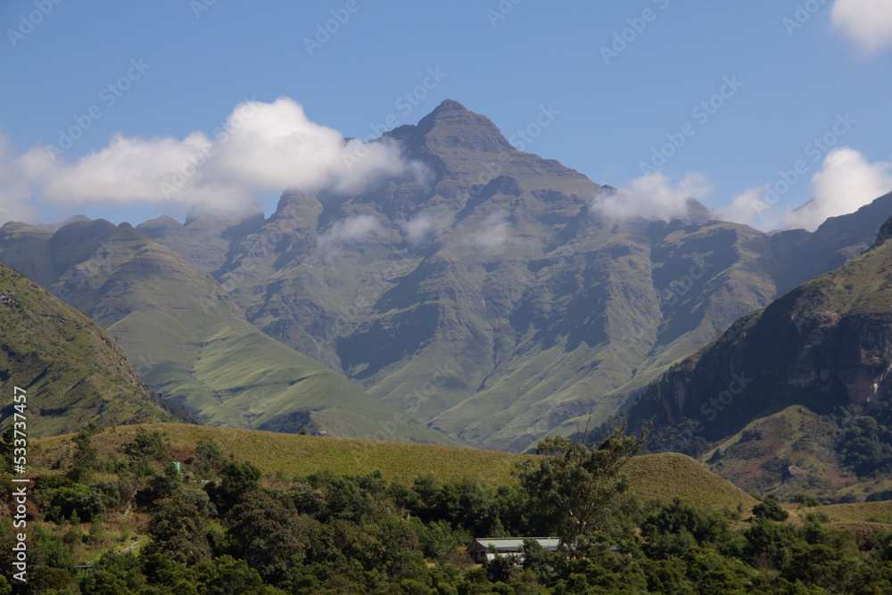 Landscape of the mountains, Drakensberg, South Africa