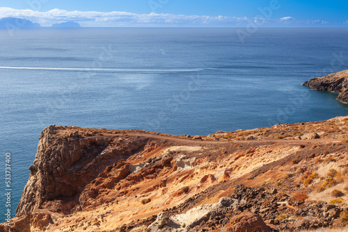 São Lourenço, volcanic peninsula rocky coast cliffs, Ponta de San Lorenzo, Madeira, Portugal, Europe