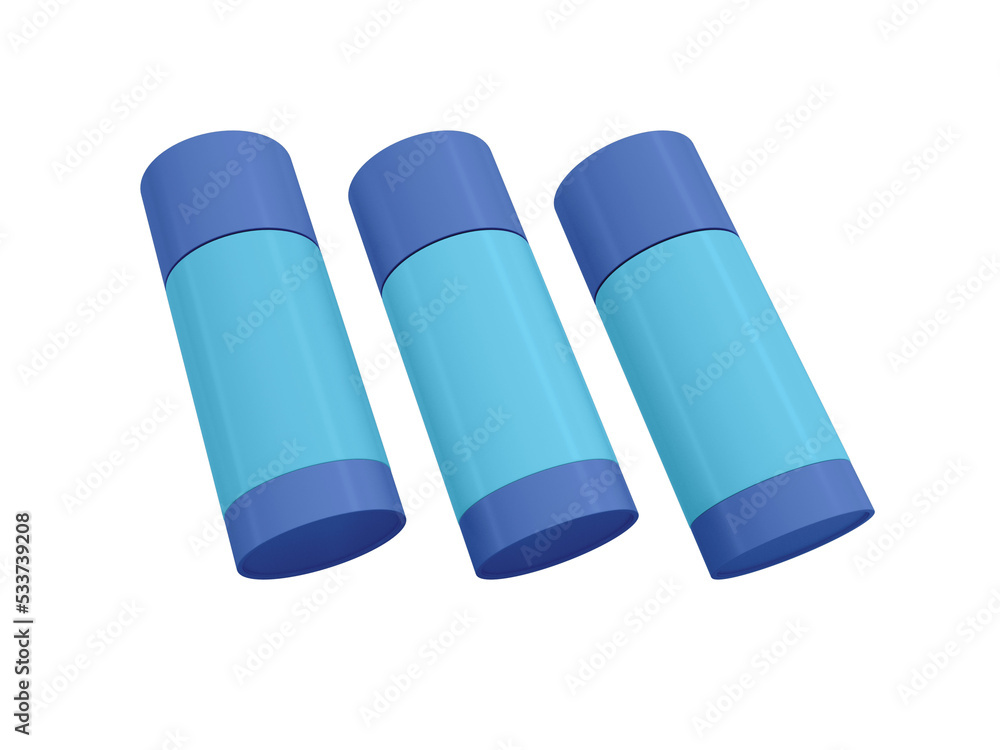 Transparent Glossy Plastic Deodorant Bottle Image Transparent Glossy Plastic Deodorant Bottle Image