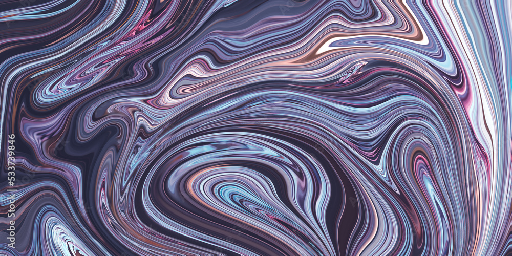 Moving colorful violet lines of abstract background. Liquid marble texture design, marbling surface, abstract futuristic pattern. Purple paint background. Waves. Creative wallpaper with swirl. Moving colorful violet lines of abstract background. Liquid marble texture design, marbling surface, abstract futuristic pattern. Purple paint background. Waves. Creative wallpaper with swirl.
