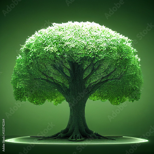 beautiful tree of life illustration
