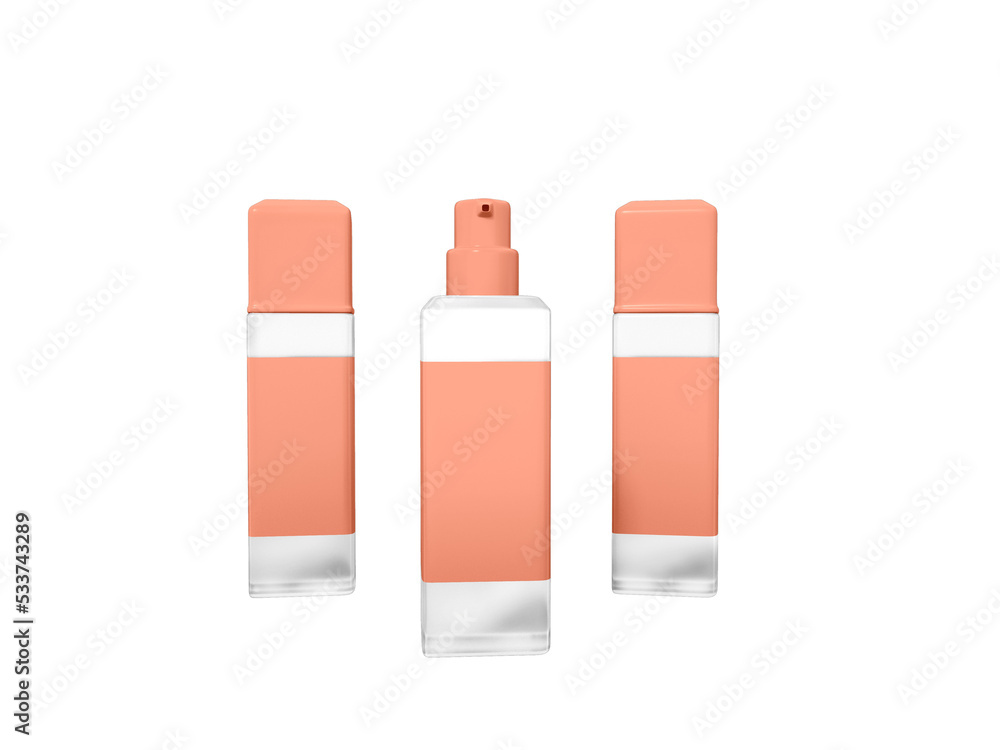 Transparent Cosmetic Pump Bottle Packaging Image Transparent Cosmetic Pump Bottle Packaging Image