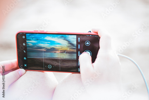phone in the sky