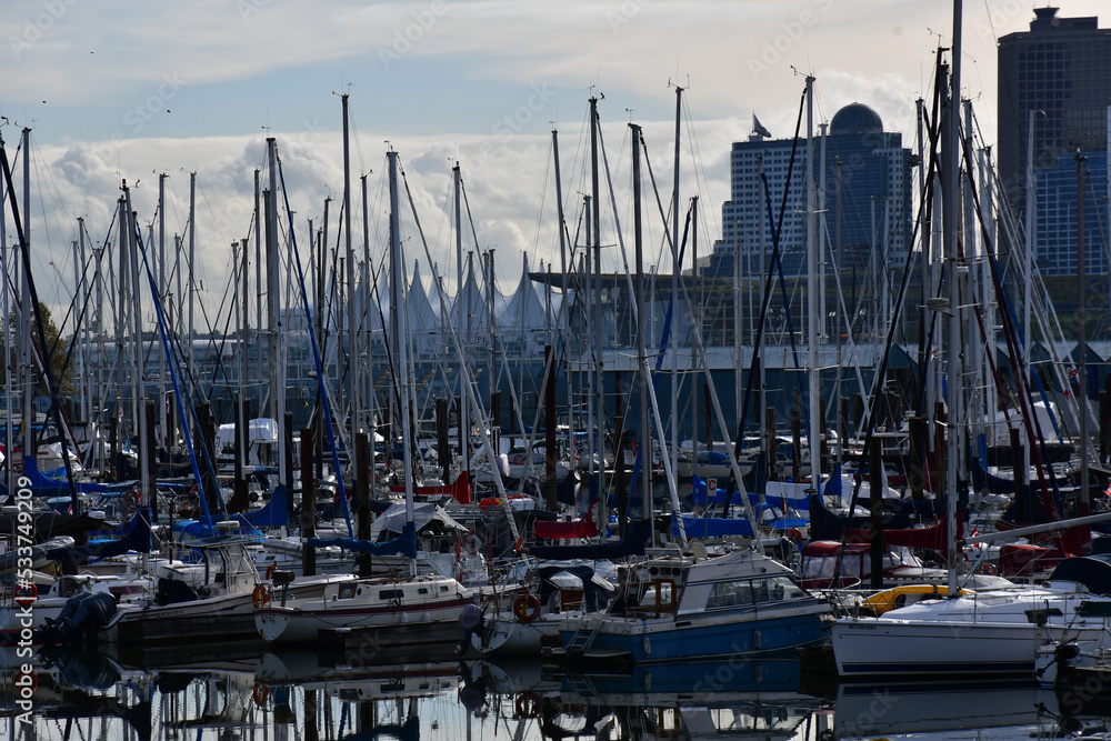 Sailboats in the Harbour