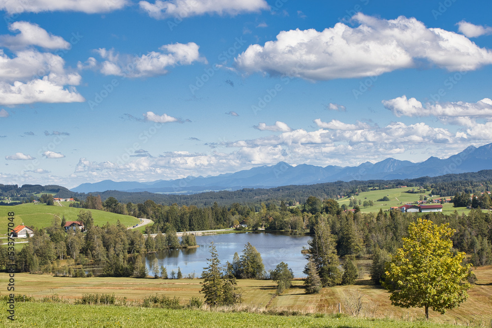 Obraz premium Seelandschaft im Allgäu