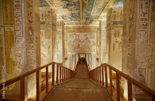 The Colorful Tomb of Ramesses VI in Luxor photo