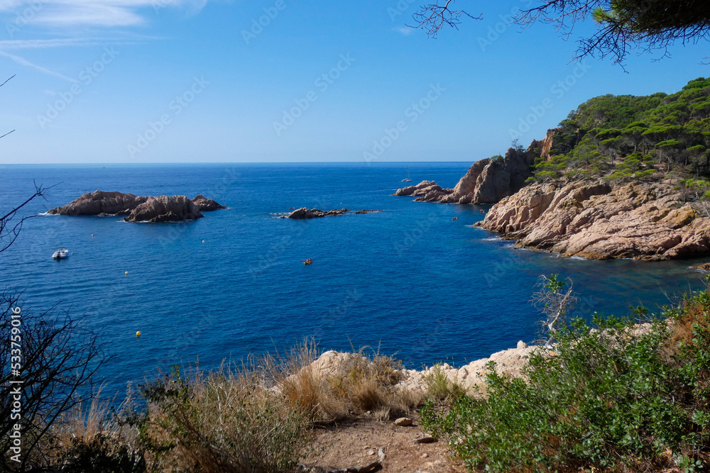 costa brava in the mediterranean sea, Catalonia, Spain