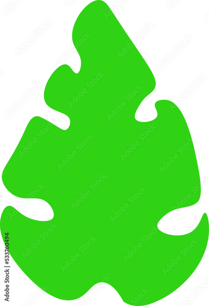 monstera leaf vector design illustration isolated on transparent background monstera leaf vector design illustration isolated on transparent background