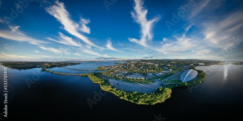 Norway Hamar vacation with the drone a dream