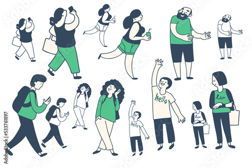 Vector illustration of people
