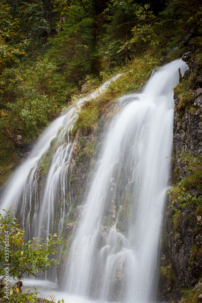 Obraz premium Wasserfall Langzeitbelichtung Niemand Natur