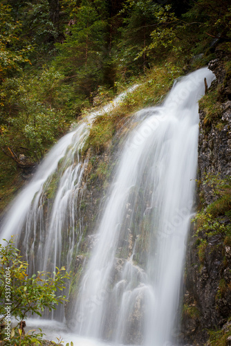 Wasserfall Langzeitbelichtung Niemand Natur