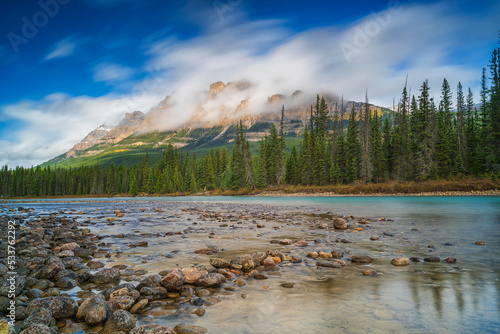 Castle Mountain (Blackfoot: Miistukskoowa) is a mountain located within Banff National Park in the Canadian Rockies.